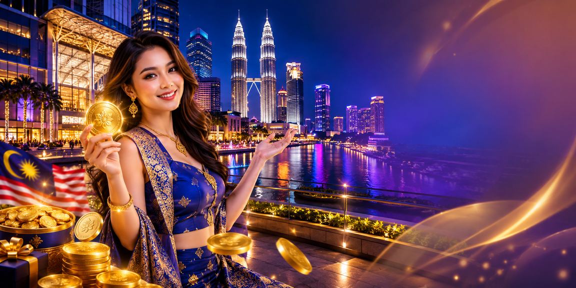 Kuala Lumpur cityscape with football betting theme